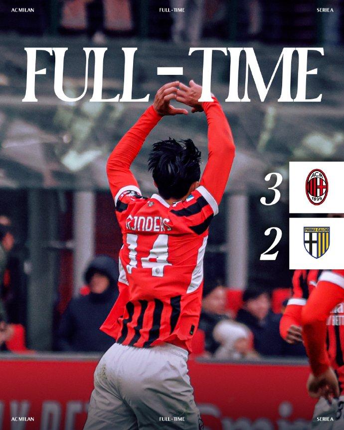 帕尔马力保不败，实现联赛连胜