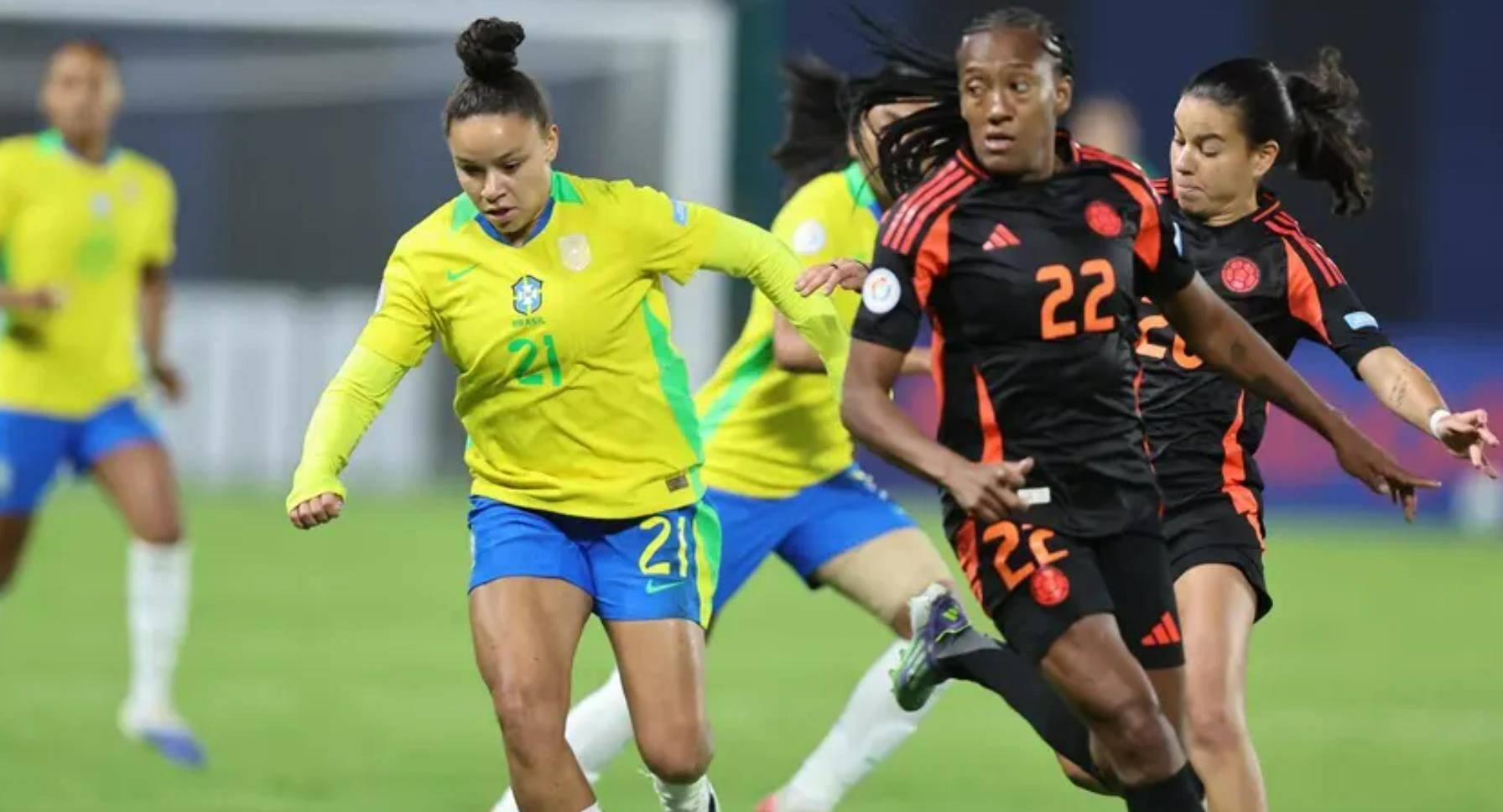 巴西女足队员表现抢眼，战胜实力对手