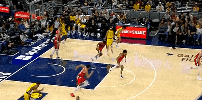 步行者险胜老鹰，结束两连败