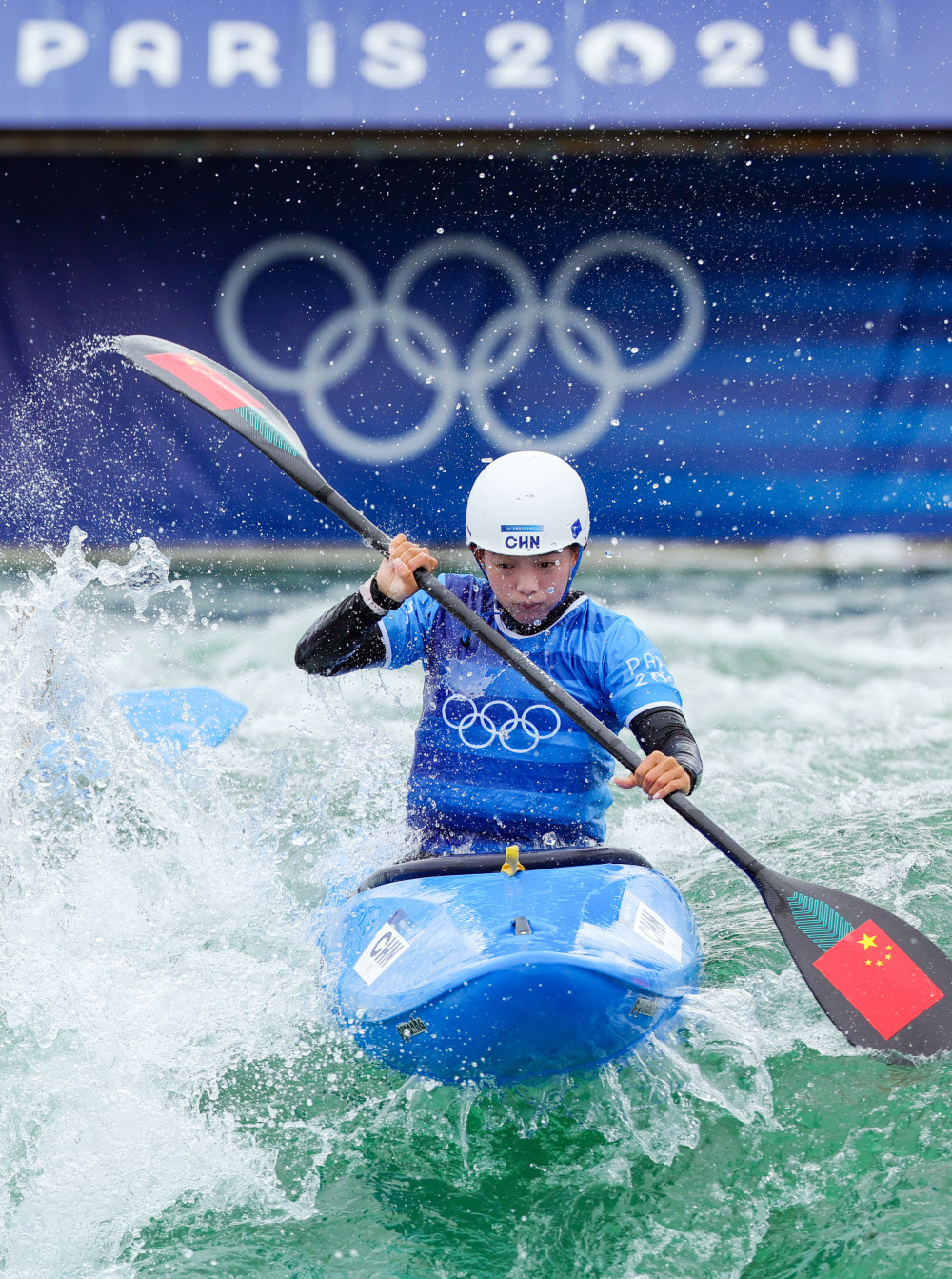 斯洛伐克选手在单人皮划艇比赛中夺冠
