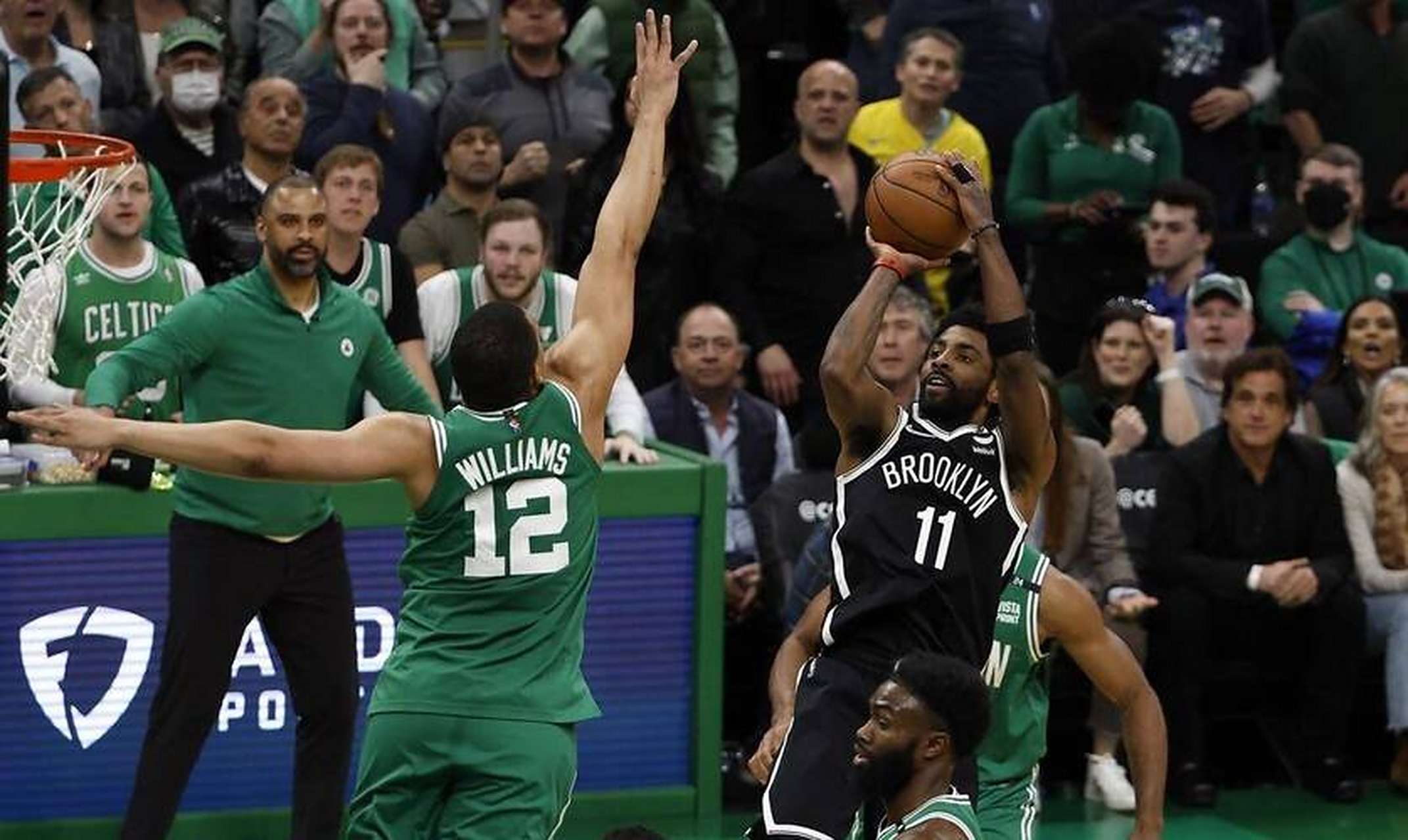 篮网负于凯尔特人,欧文失准 篮网负于凯尔特人,欧文失准